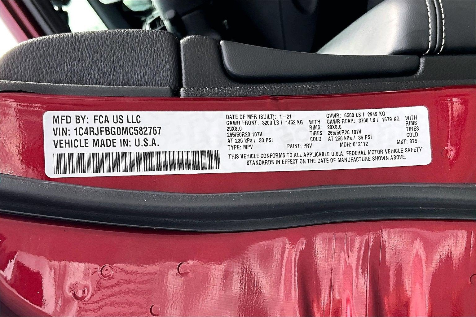 2021 Jeep Grand Cherokee 80th Anniversary