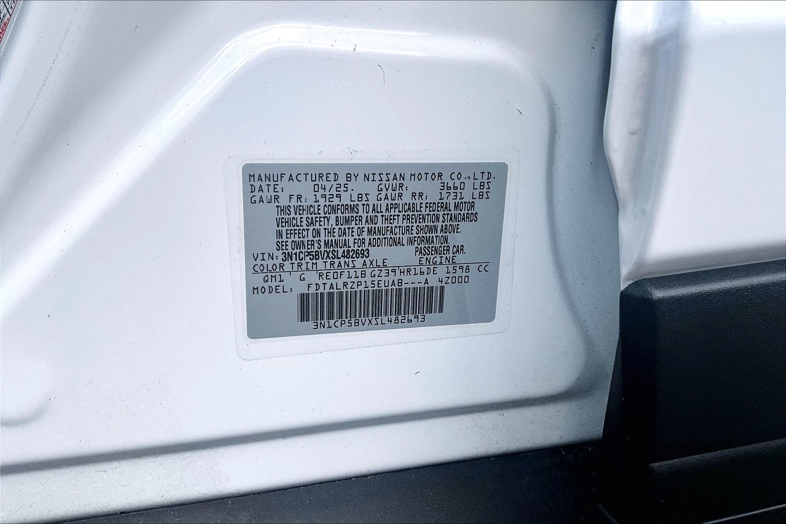 2025 Nissan Kicks Play S