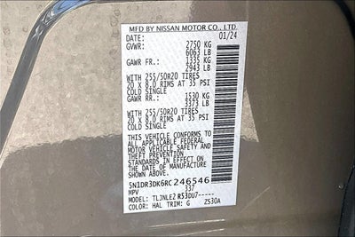 2024 Nissan Pathfinder Platinum