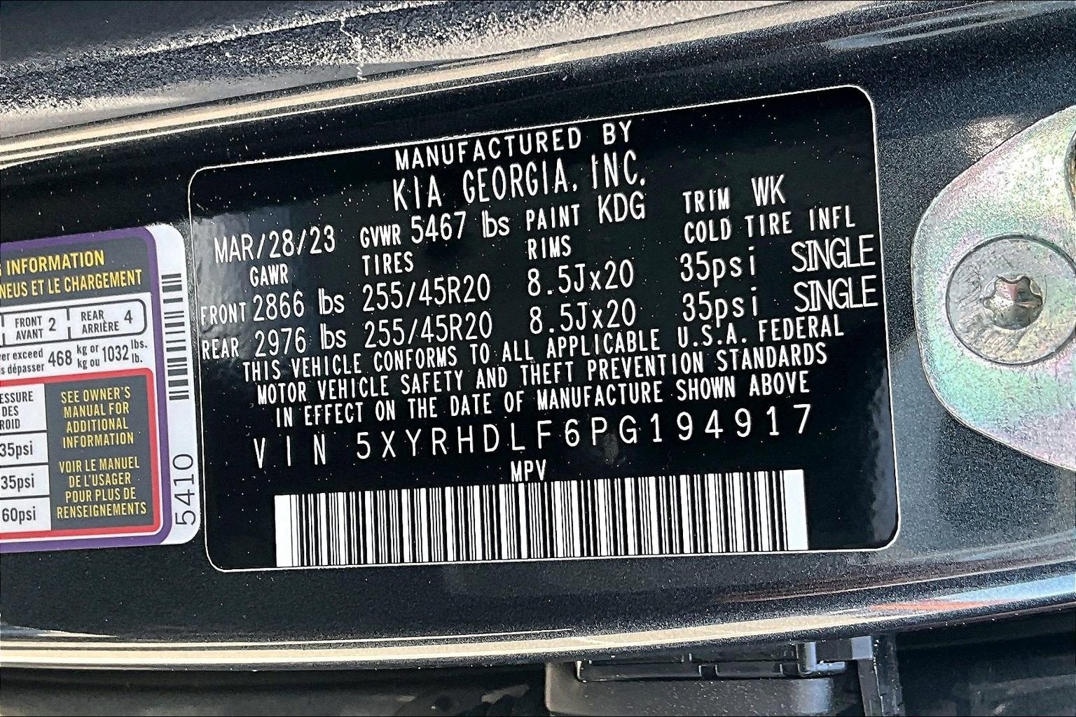 2023 Kia Sorento X-Line EX