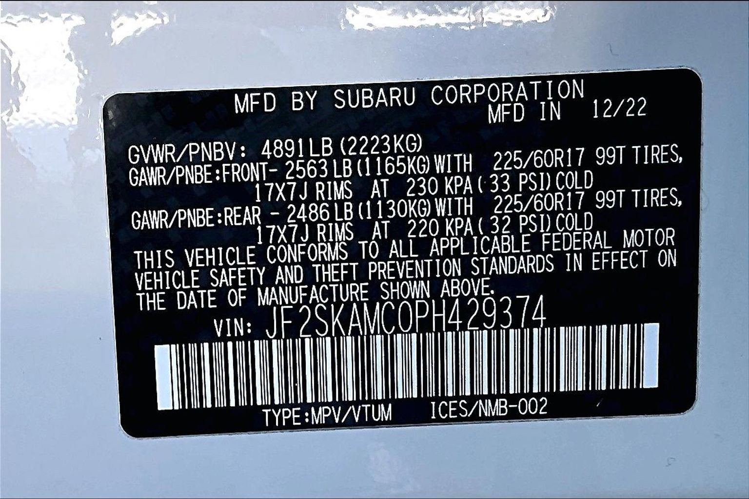 2023 Subaru Forester Wilderness