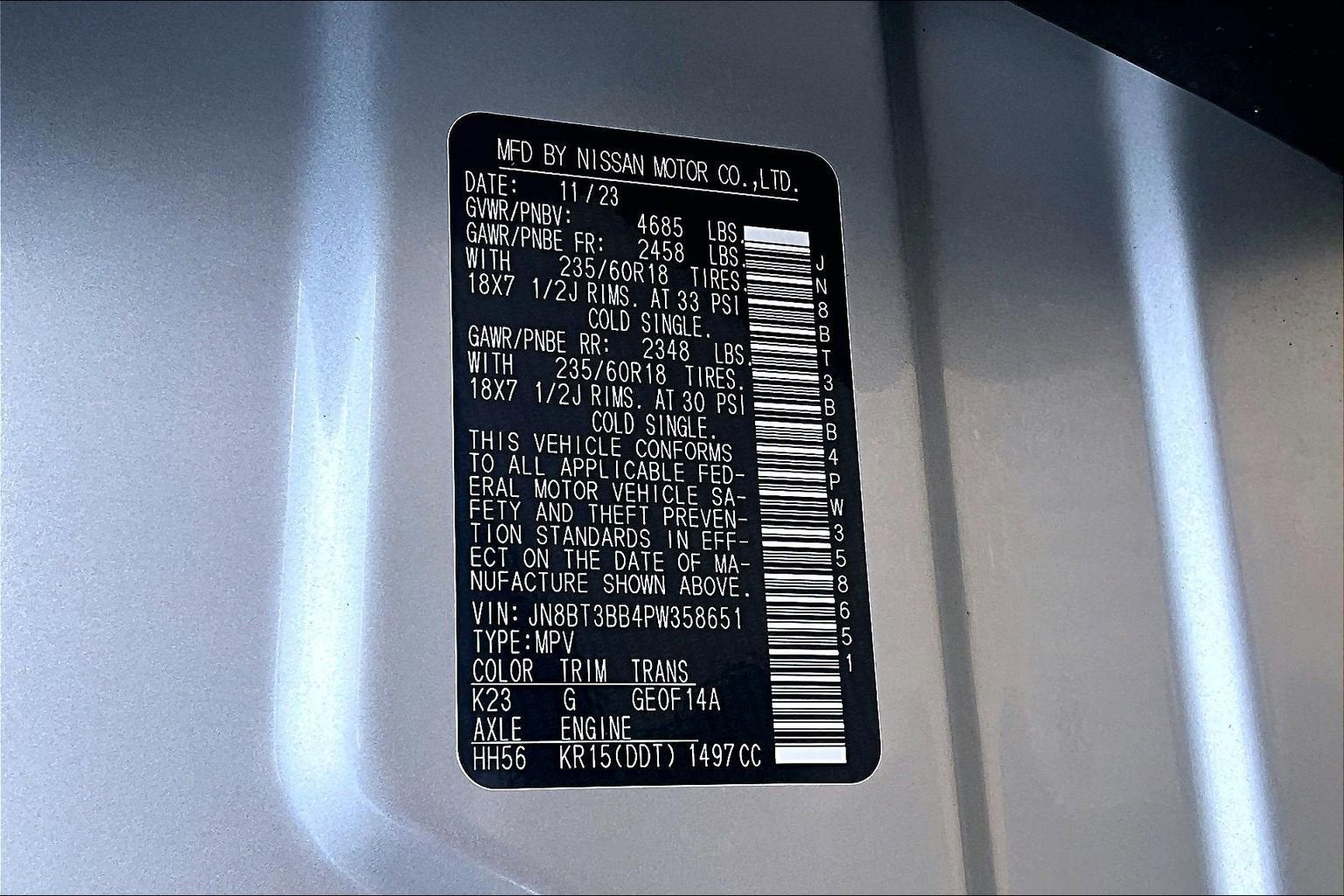 2023 Nissan Rogue SV
