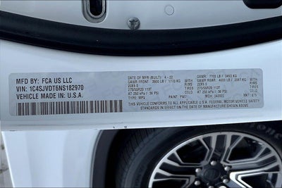 2022 Jeep Wagoneer Series III 4x4