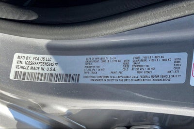 2025 RAM 1500 Big Horn Crew Cab 4x4 5'7' Box