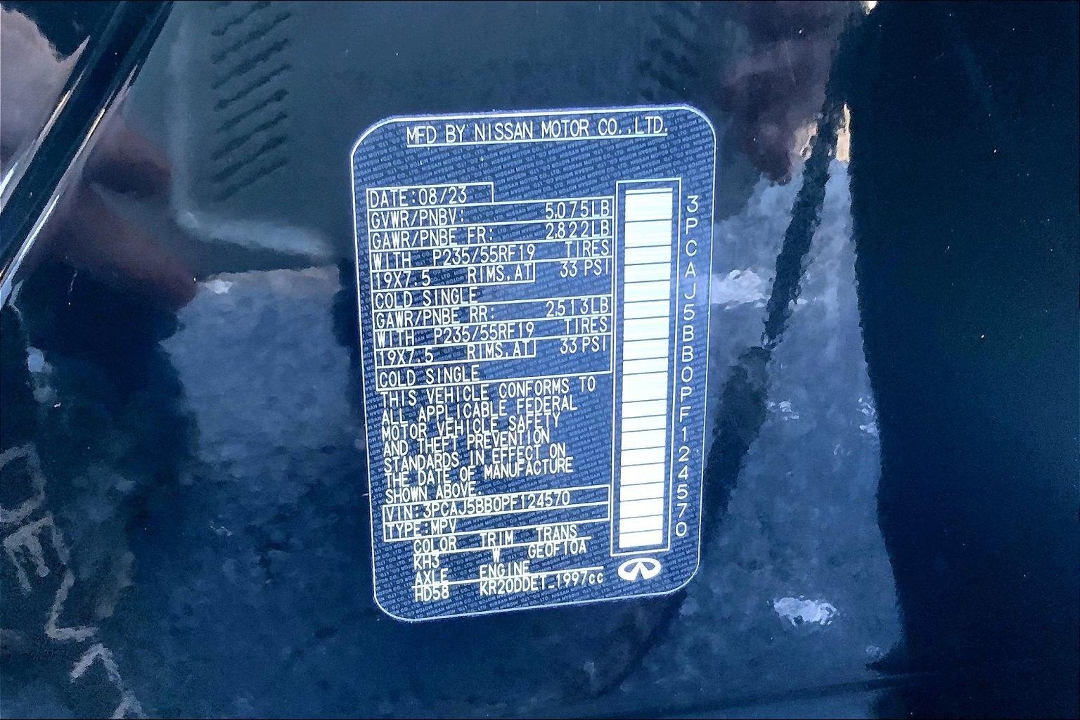 2023 INFINITI QX50 LUXE AWD