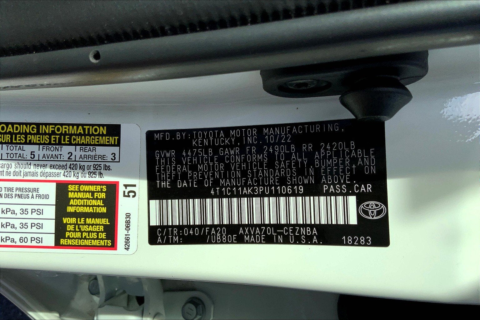 2023 Toyota Camry LE