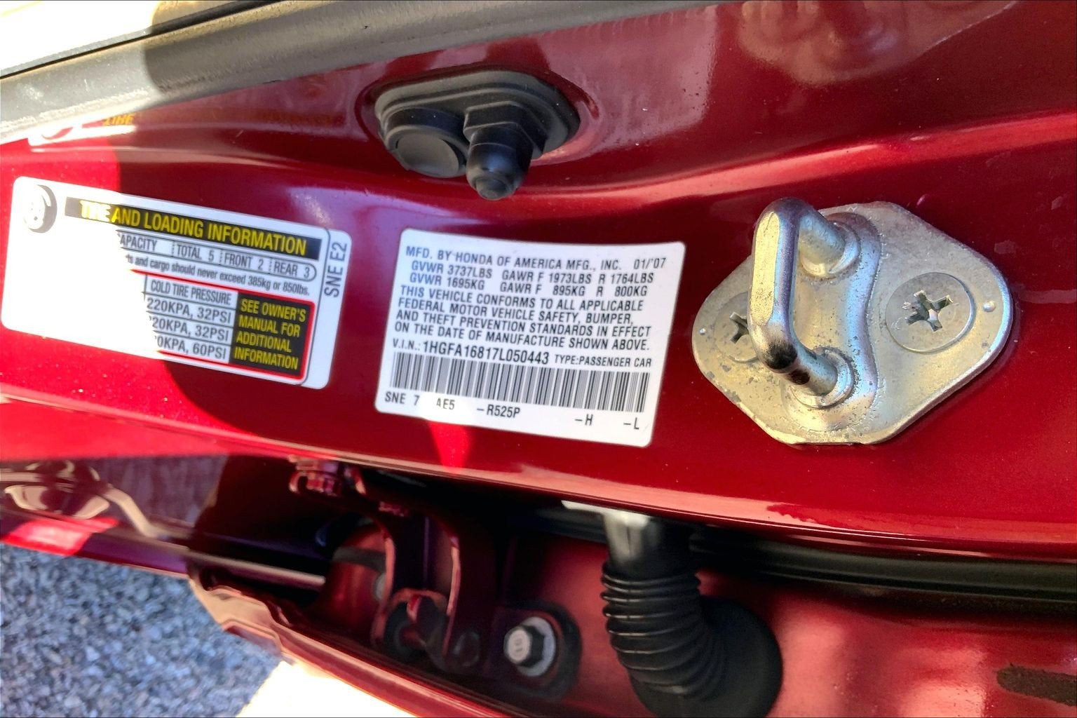 2007 Honda Civic Sdn EX