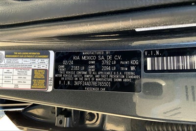 2024 Kia Forte LXS