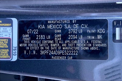 2023 Kia Forte LXS