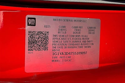 2025 Chevrolet Corvette 1LT