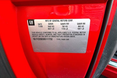 2009 Chevrolet Corvette Z06 w/1LZ