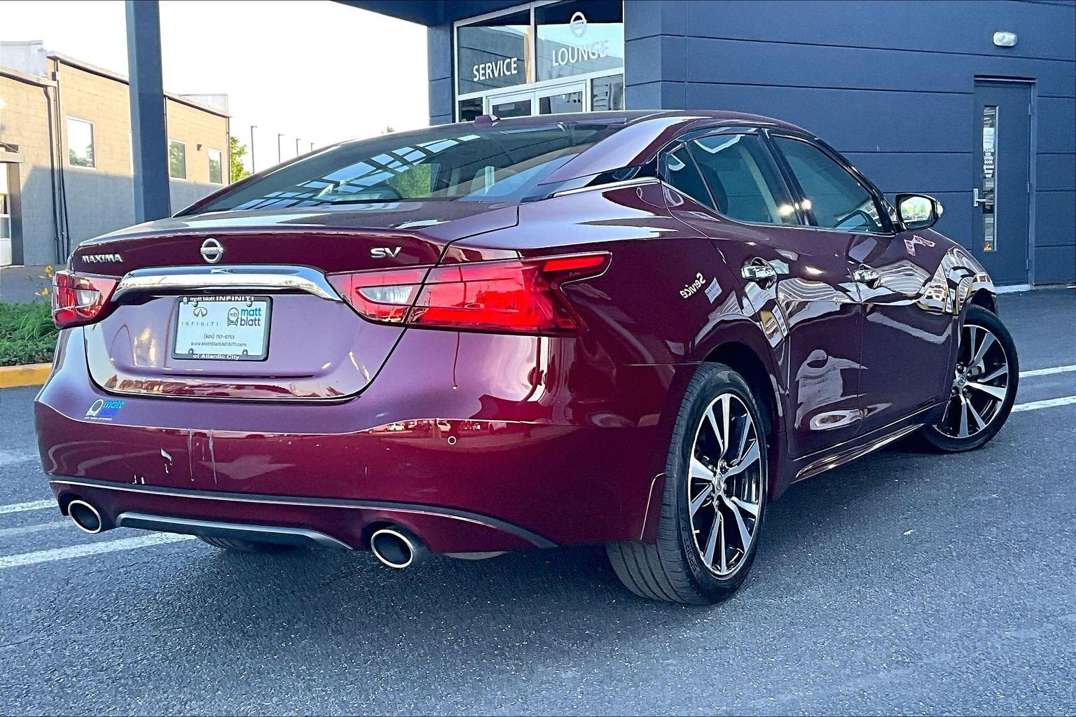 Used 2018 Nissan Maxima SV with VIN 1N4AA6AP6JC399535 for sale in Egg Harbor Township, NJ