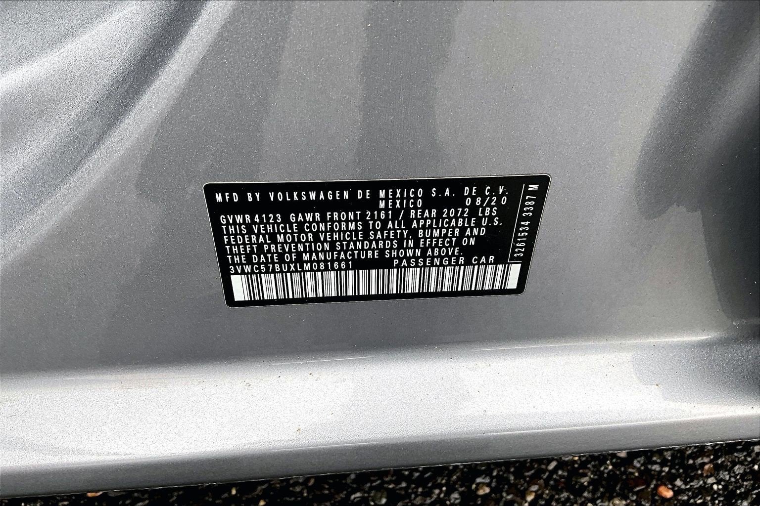 2020 Volkswagen Jetta SE