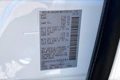 2027 INFINITI QX65 Autograph AWD