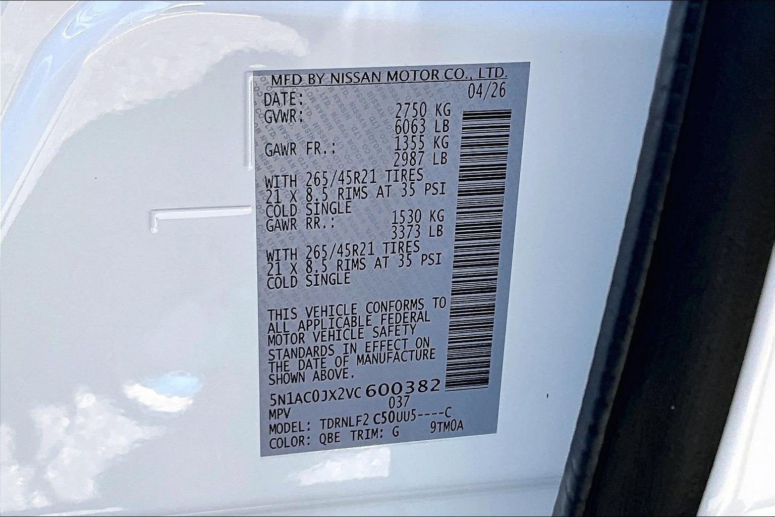 2027 INFINITI QX65 Autograph AWD