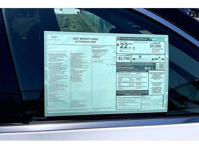 2027 INFINITI QX65 Autograph AWD