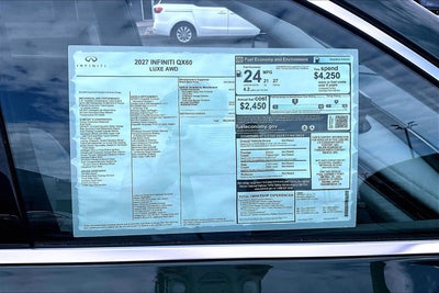 2027 INFINITI QX60 Luxe AWD