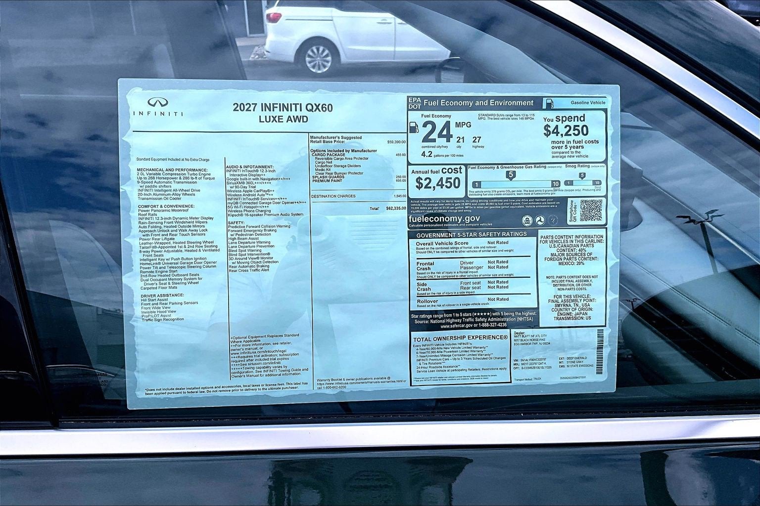 2027 INFINITI QX60 Luxe AWD