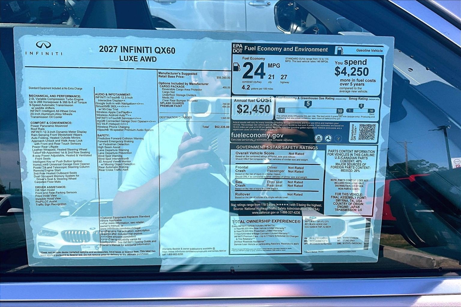2027 INFINITI QX60 Luxe AWD