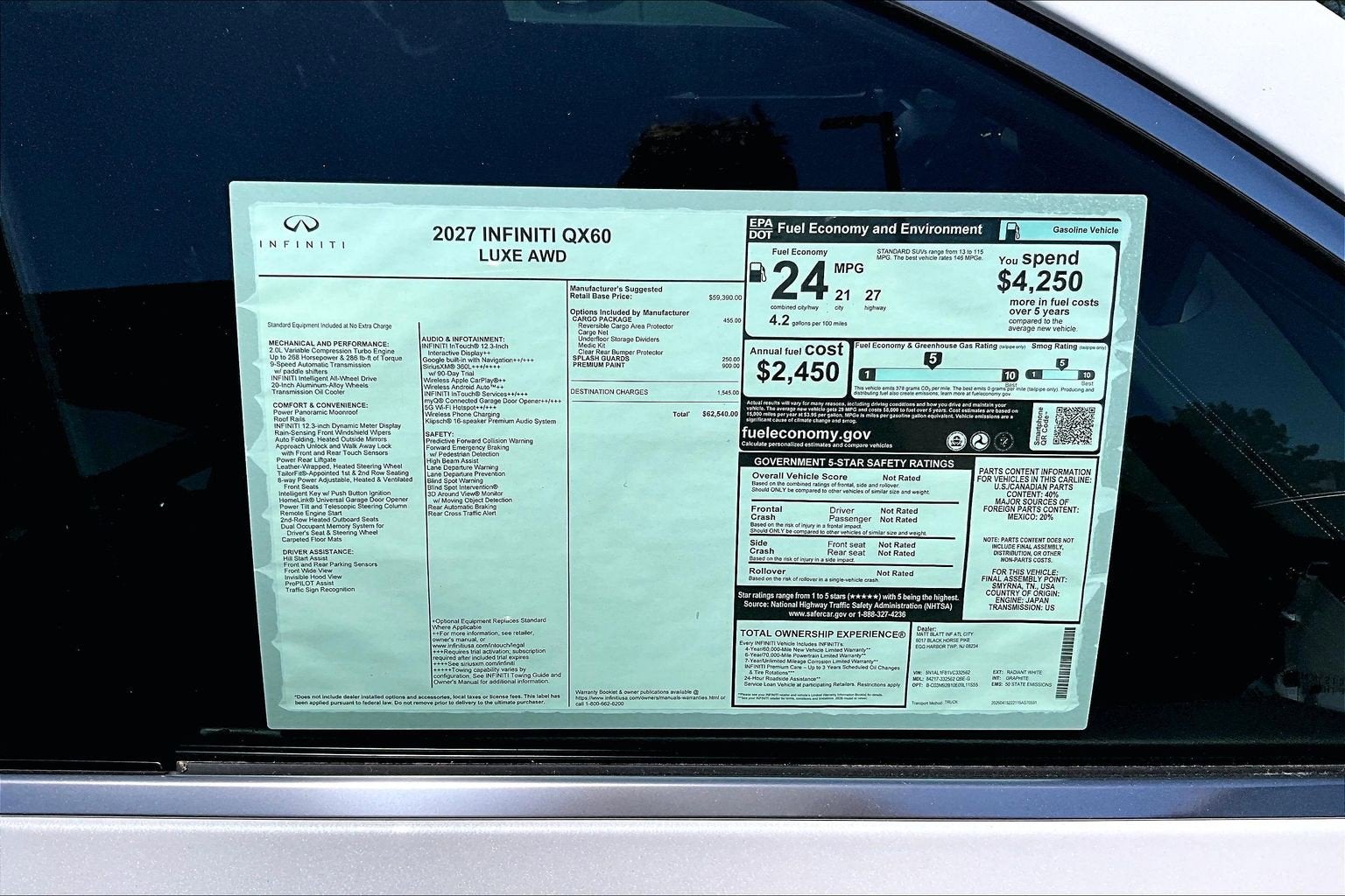 2027 INFINITI QX60 Luxe AWD
