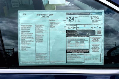 2027 INFINITI QX60 Luxe AWD