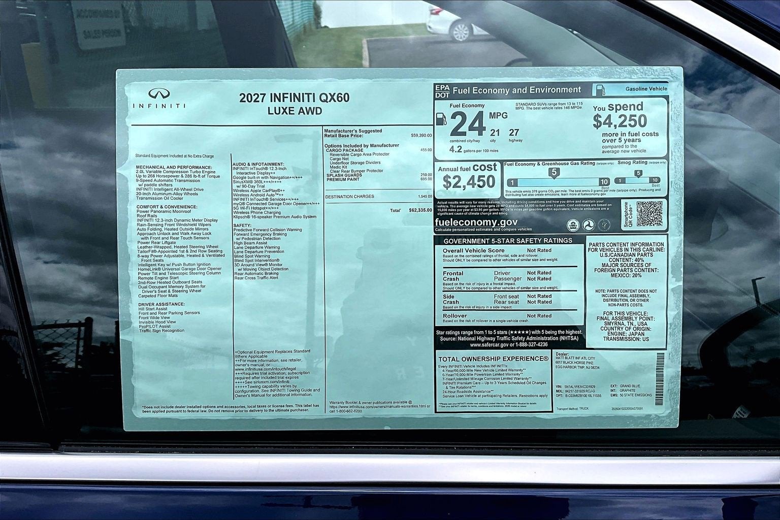 2027 INFINITI QX60 Luxe AWD