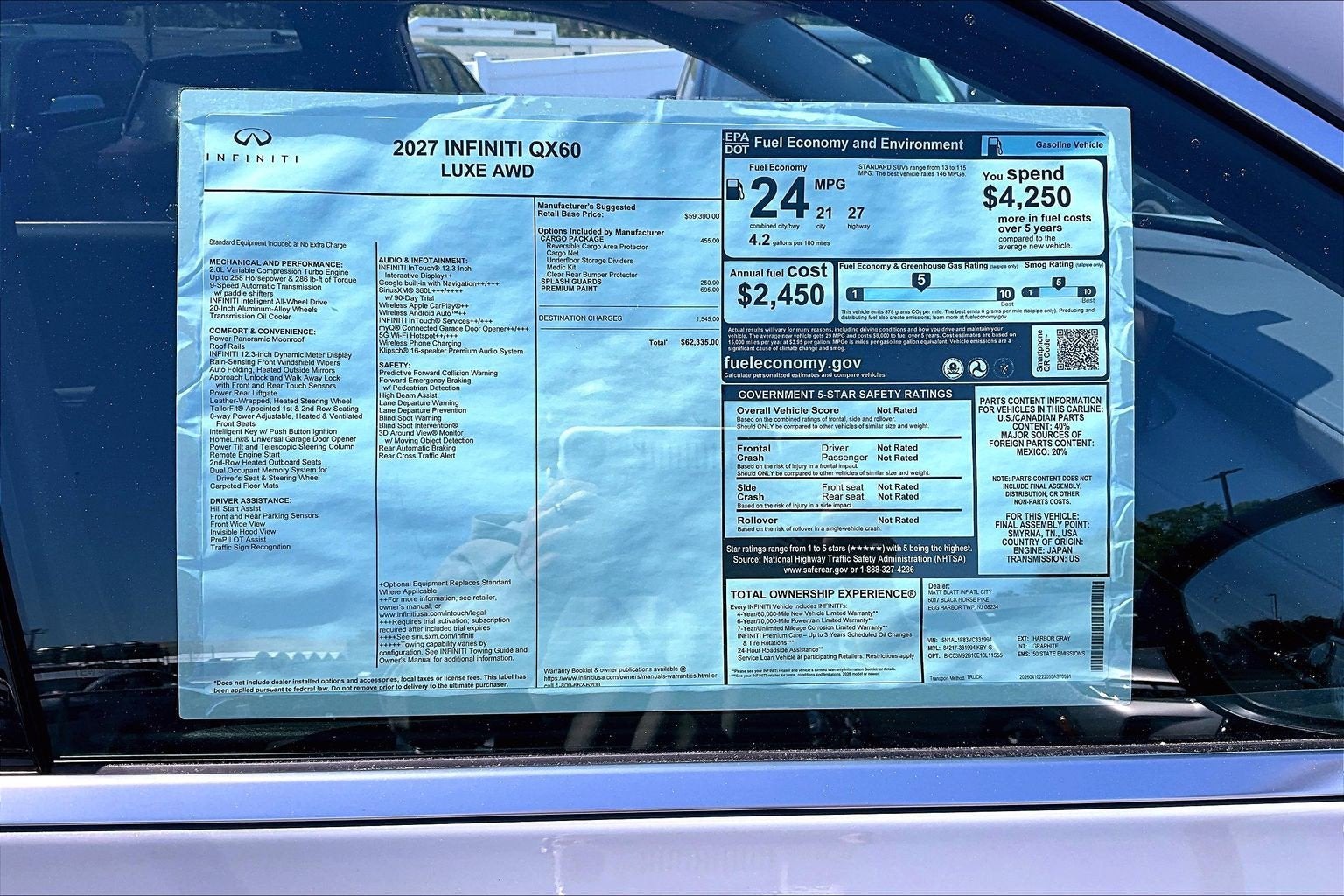 2027 INFINITI QX60 Luxe AWD