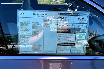2027 INFINITI QX60 Luxe AWD