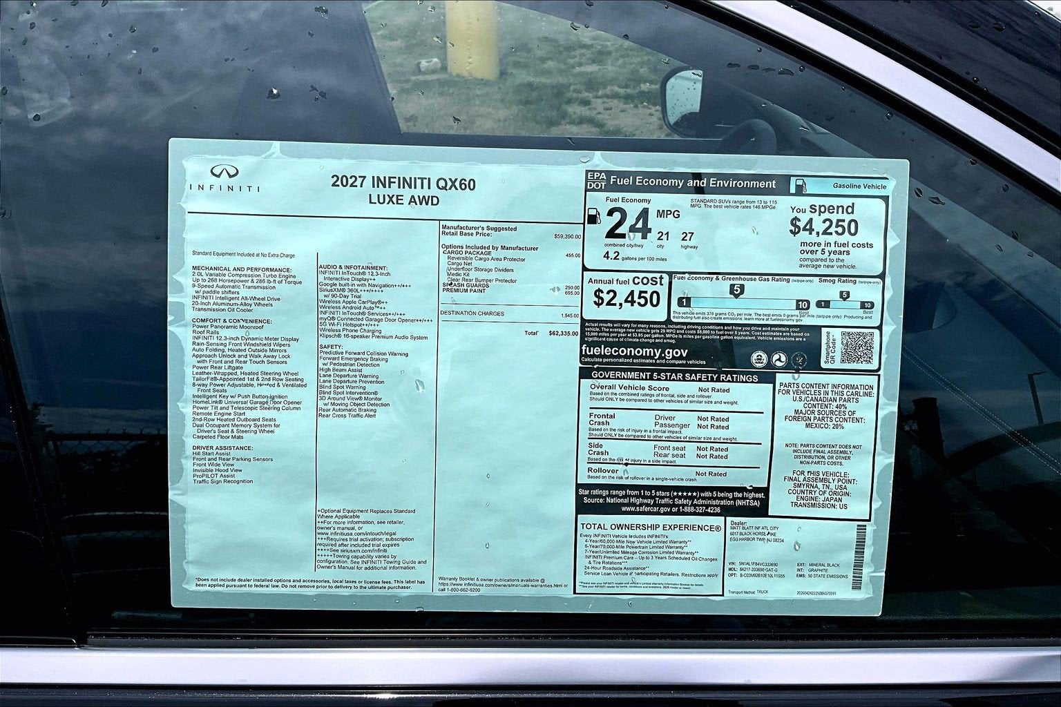 2027 INFINITI QX60 Luxe AWD