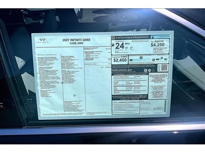 2027 INFINITI QX60 Luxe AWD