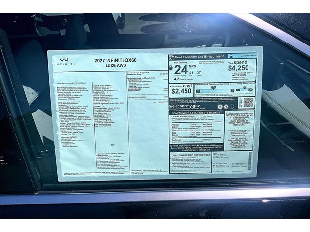 2027 INFINITI QX60 Luxe AWD