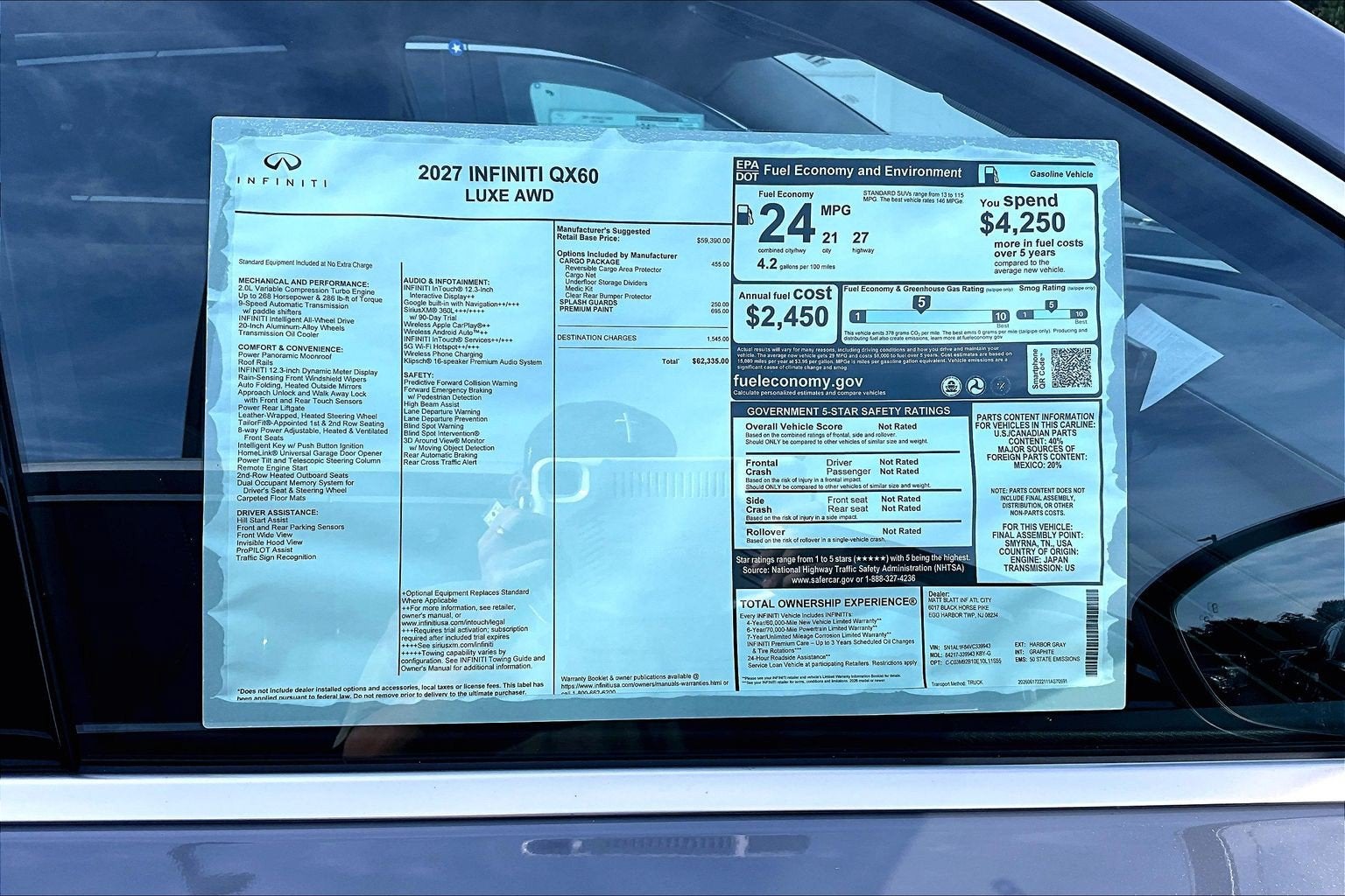 2027 INFINITI QX60 Luxe AWD