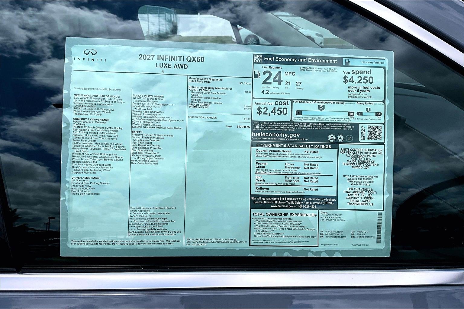 2027 INFINITI QX60 Luxe AWD