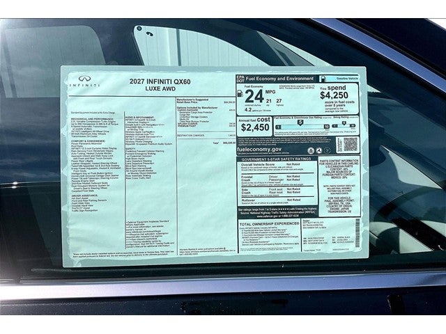 2027 INFINITI QX60 Luxe AWD