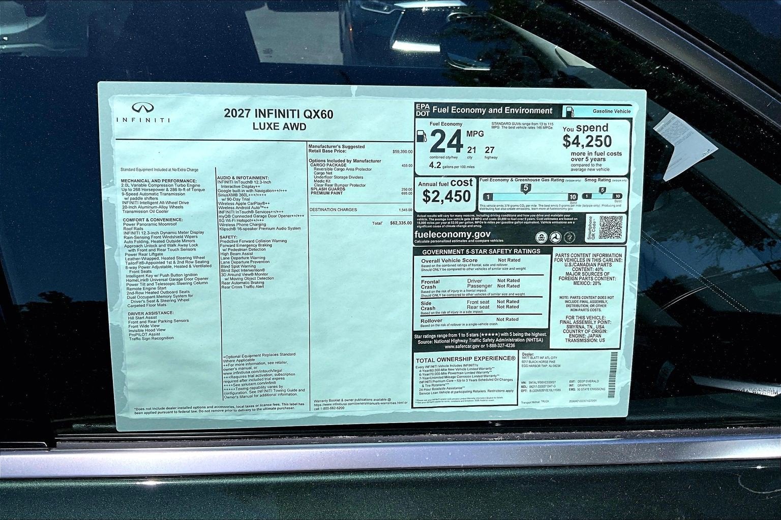 2027 INFINITI QX60 Luxe AWD