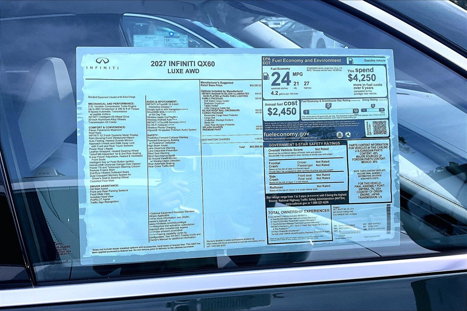 2027 INFINITI QX60 Luxe AWD