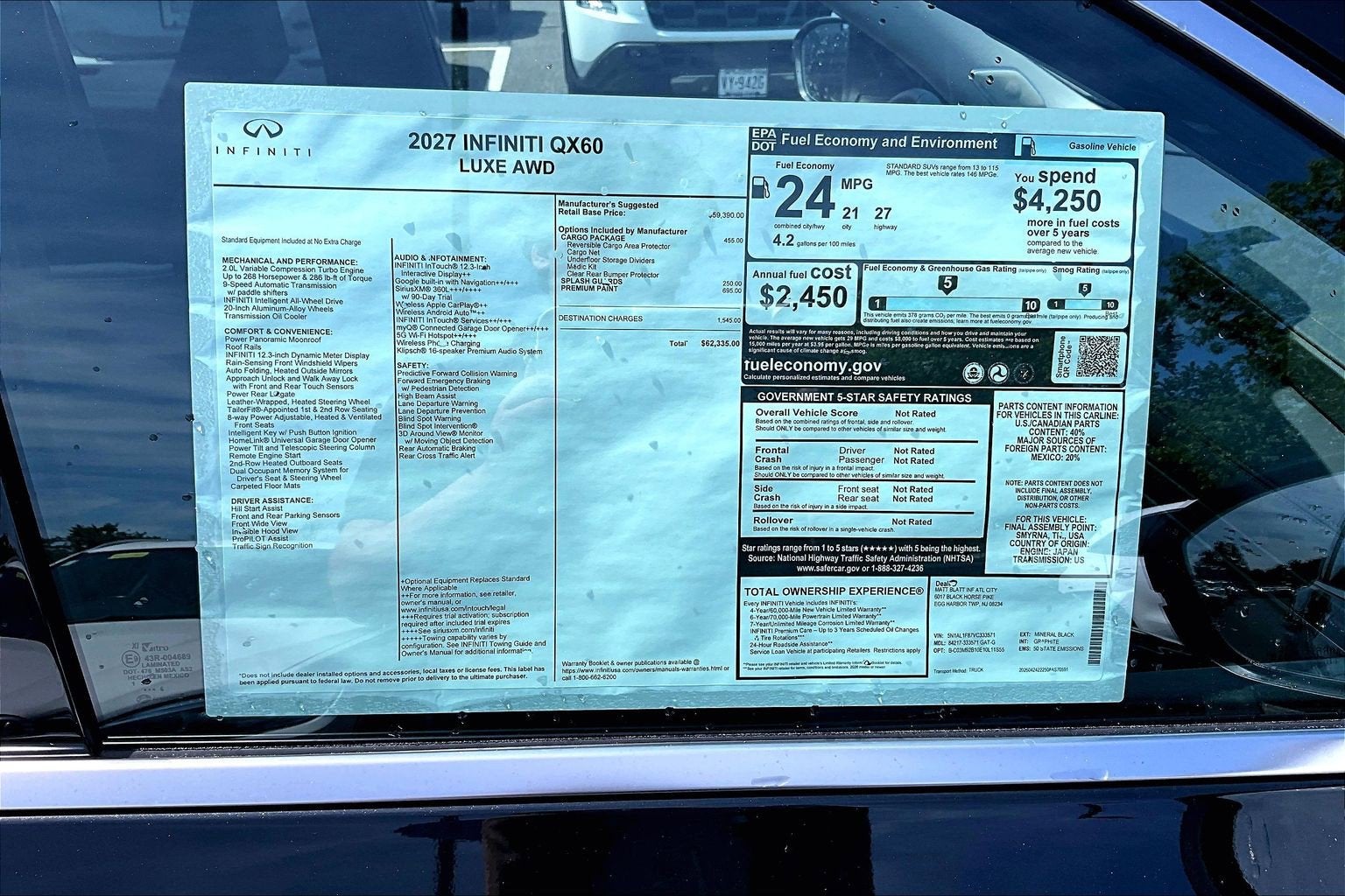 2027 INFINITI QX60 Luxe AWD