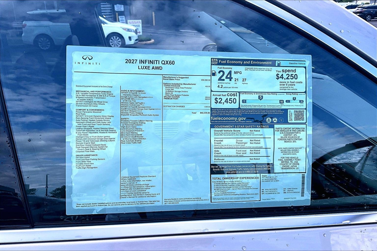 2027 INFINITI QX60 Luxe AWD