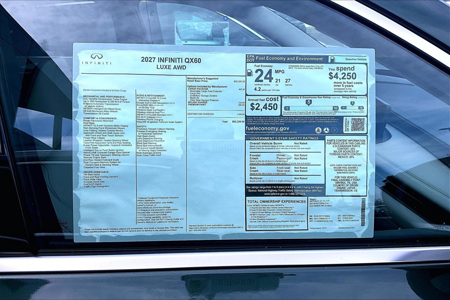 2027 INFINITI QX60 Luxe AWD
