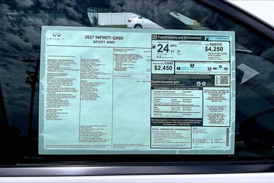 2027 INFINITI QX60 Sport AWD