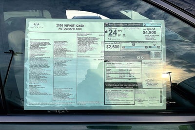 2026 INFINITI QX60 Autograph AWD