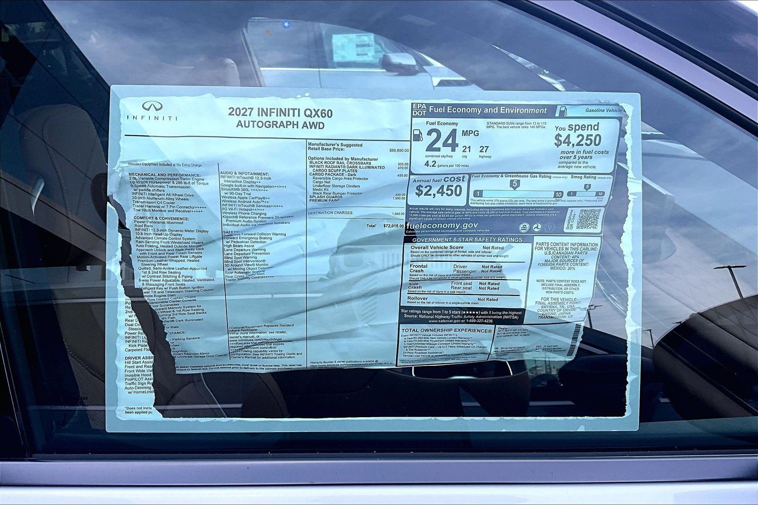 2027 INFINITI QX60 Autograph AWD