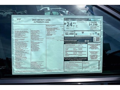 2027 INFINITI QX60 Autograph AWD