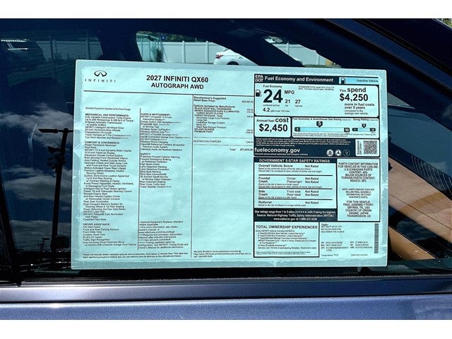2027 INFINITI QX60 Autograph AWD