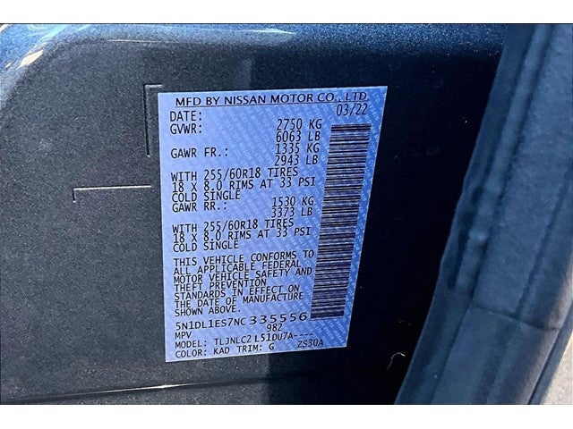 2022 INFINITI QX60 PURE AWD