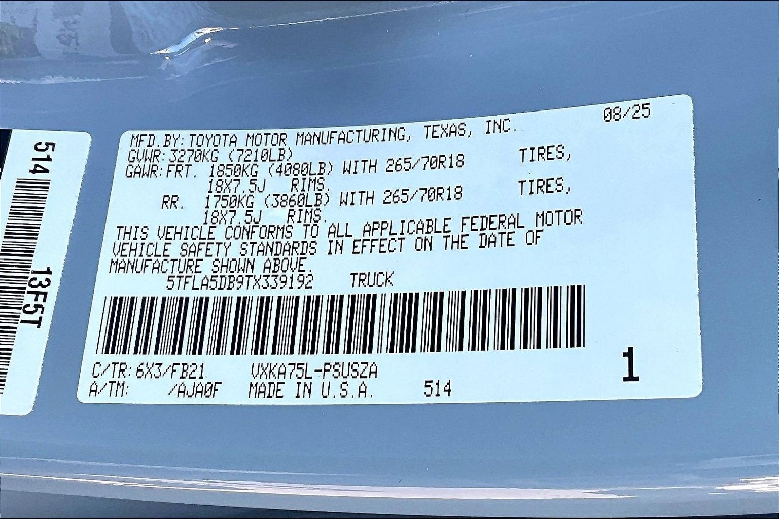 2026 Toyota Tundra 4WD SR5