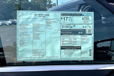 2027 INFINITI QX80 Luxe 4WD