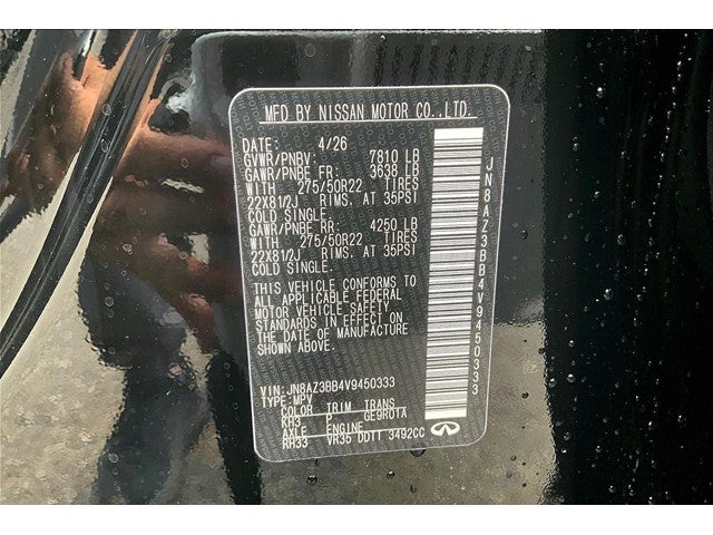 2027 INFINITI QX80 Luxe 4WD