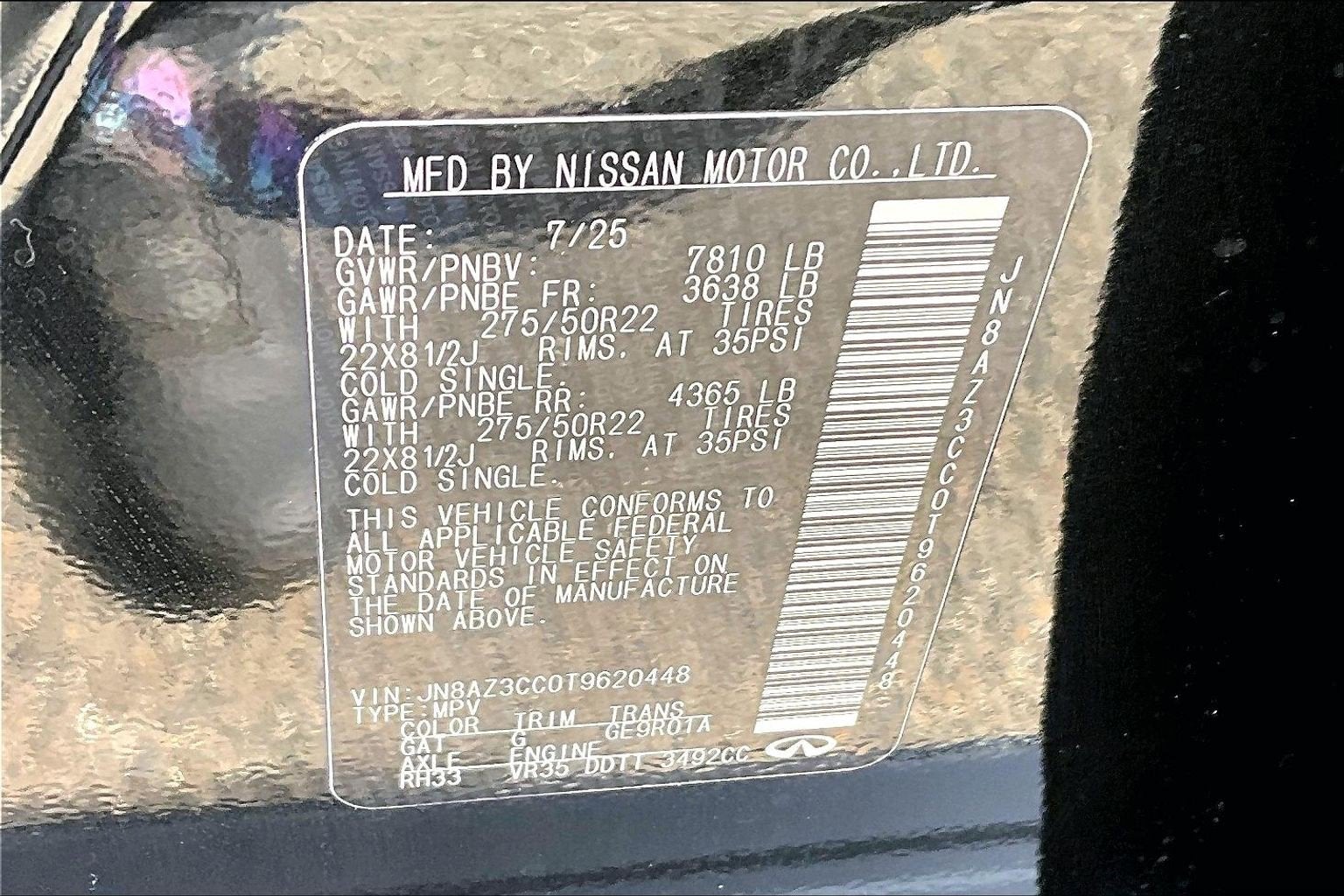 2026 INFINITI QX80 Autograph 4WD