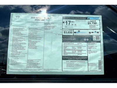 2026 INFINITI QX80 Sport 4WD